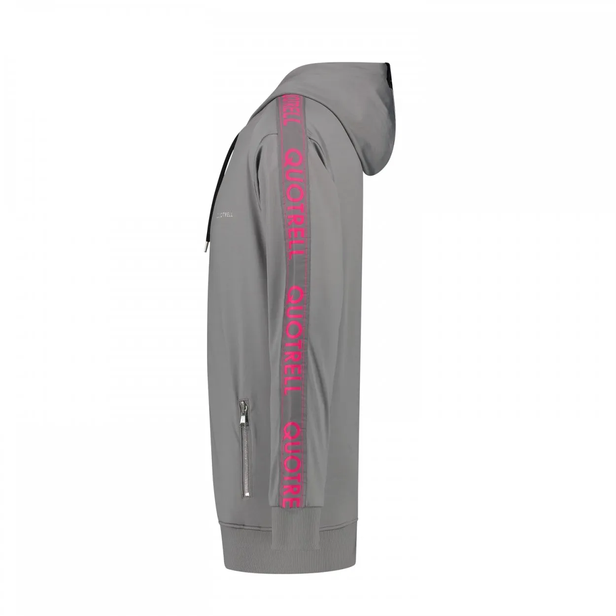 Admiral Track Top | Grey/Fuchsia