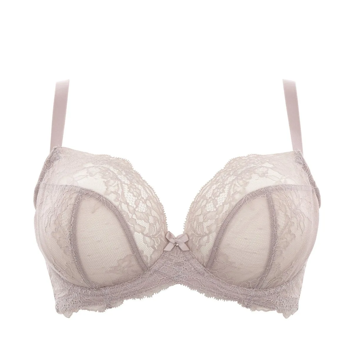 Ana Plunge Bra Vintage and Black - 9396