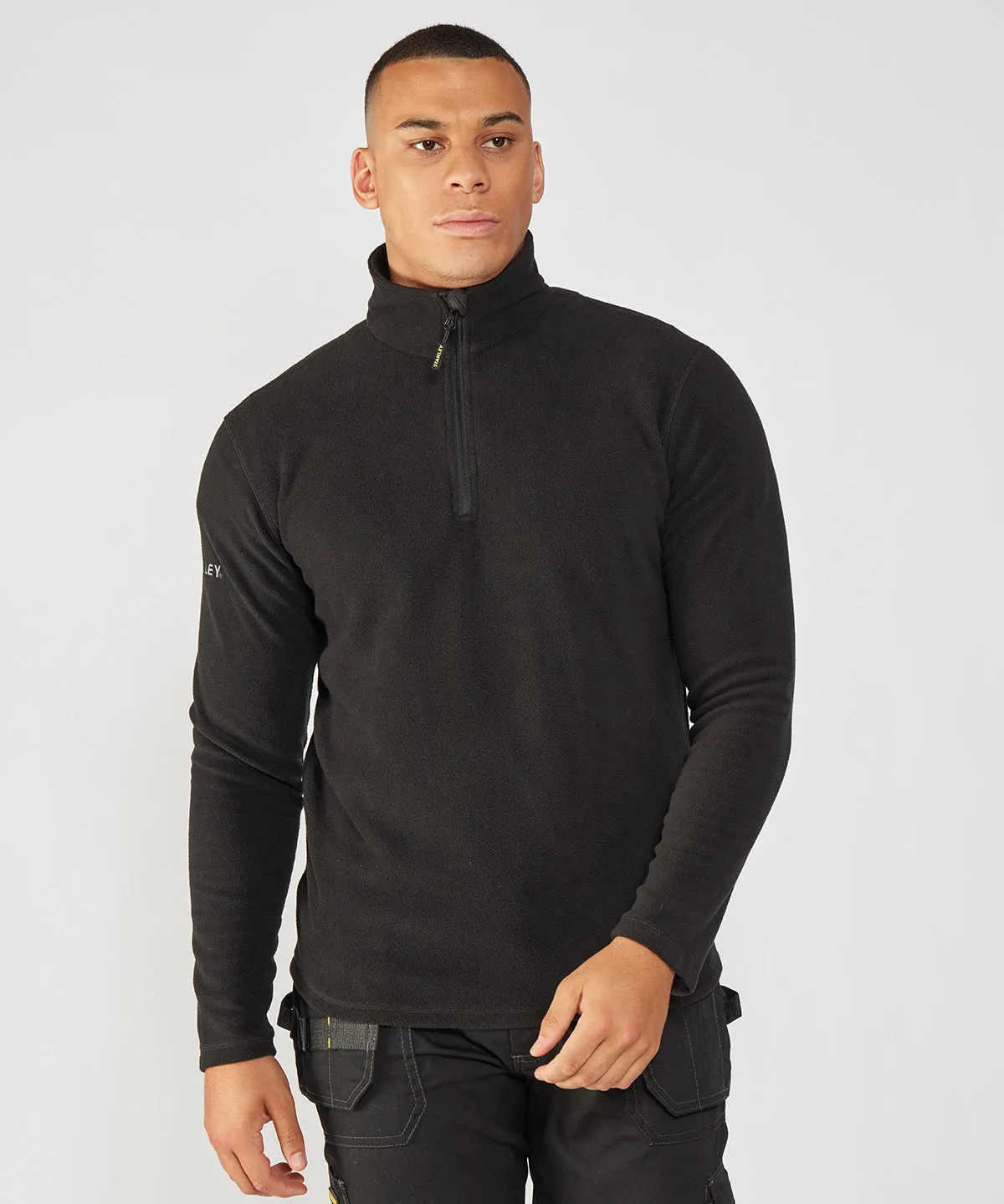 Black - Hobson ¼-zip microfleece