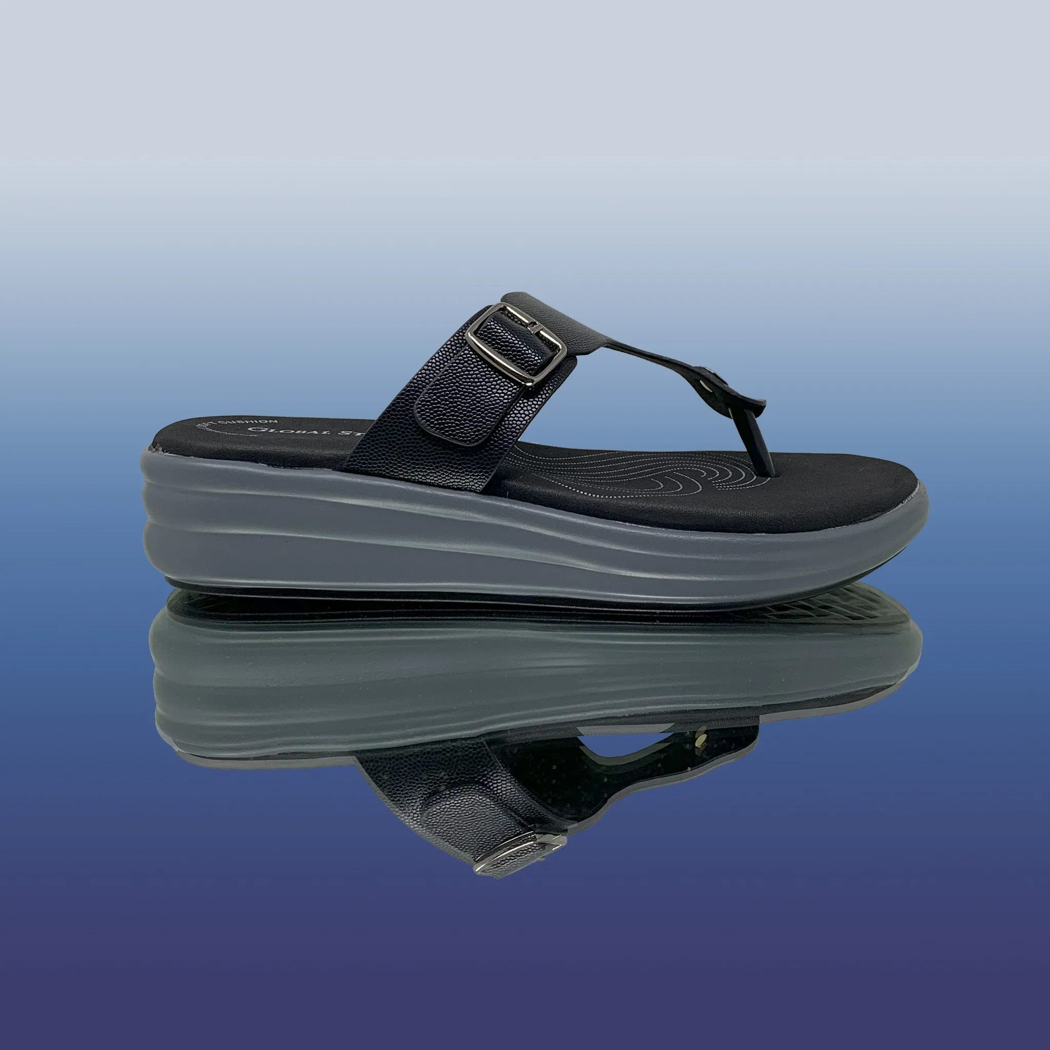 Black Platform Sandals