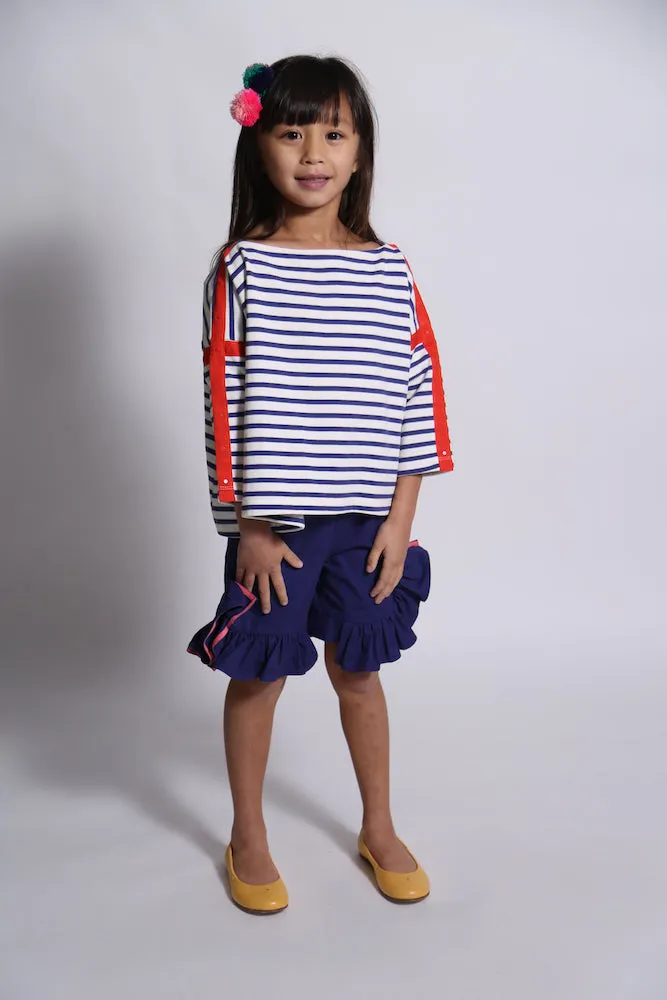 BOX FIT TUNIC WITH SNAP TAPE