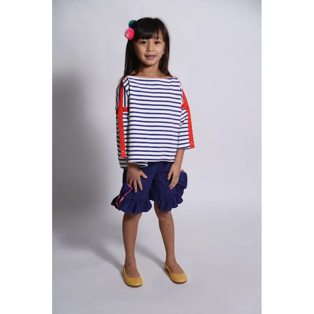 BOX FIT TUNIC WITH SNAP TAPE