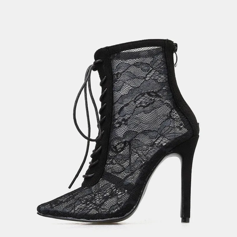 Canna  Sexy Lace Ankle Boots
