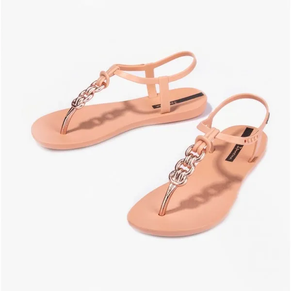 CHARM Ladies Toe Post Sandals Blush