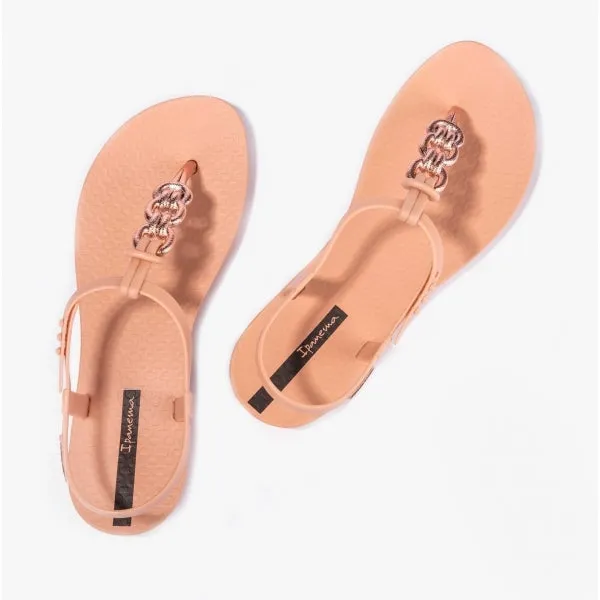 CHARM Ladies Toe Post Sandals Blush