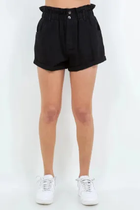 Chic High Waist Paper Bag Shorts for Effortless Summer Style