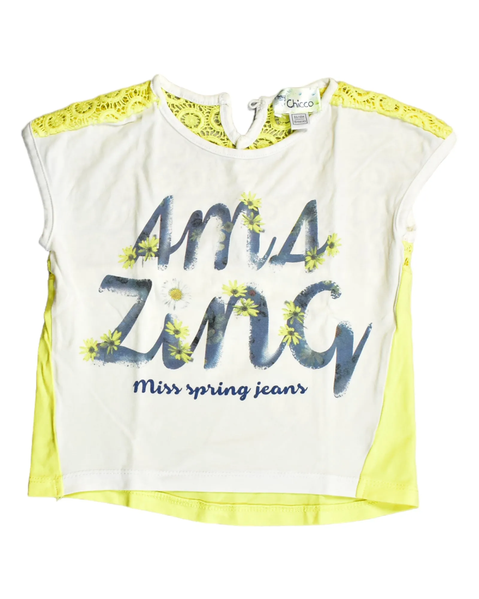Chicco Short Sleeve Top 12-18M