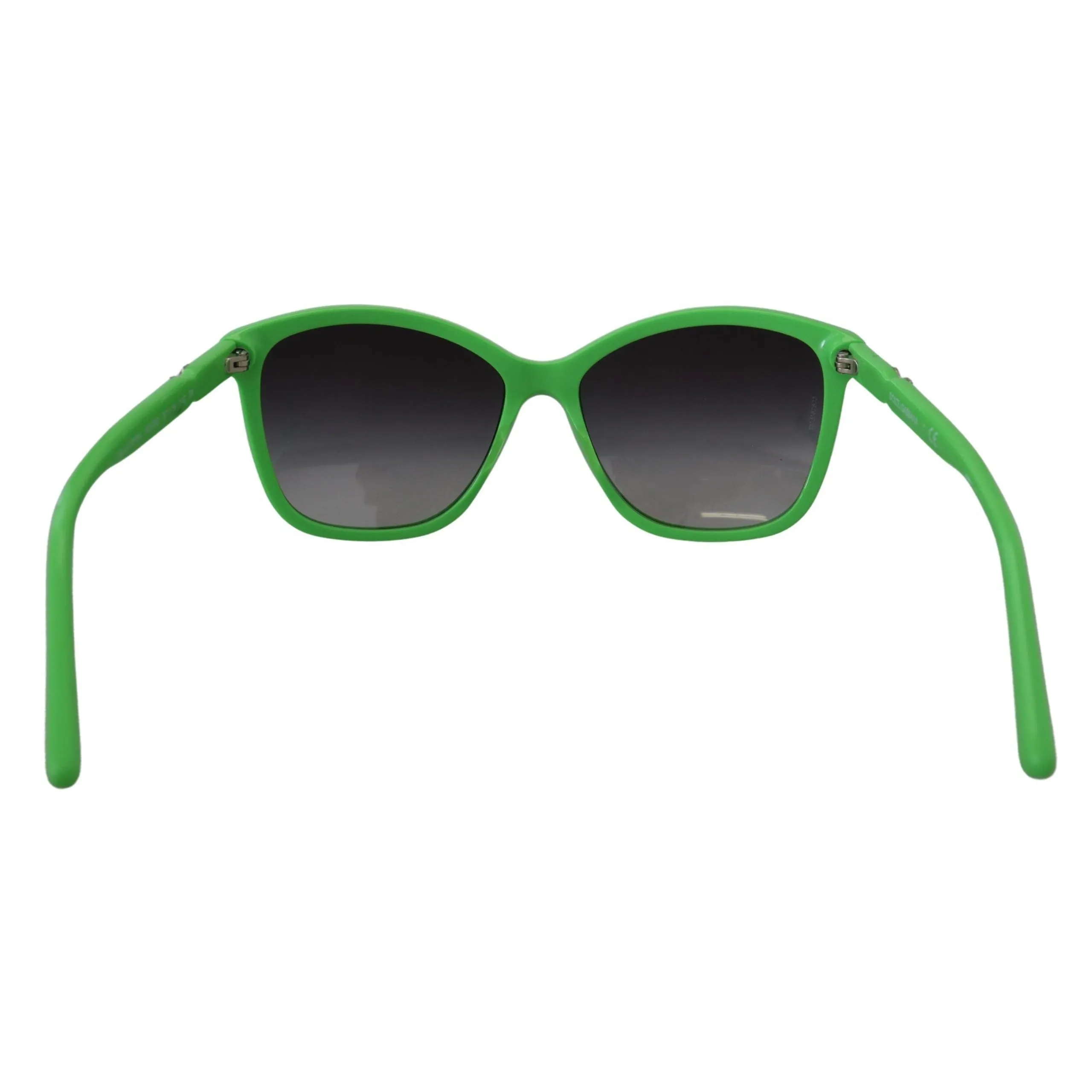Dolce & Gabbana Chic Green Acetate Round Sunglasses
