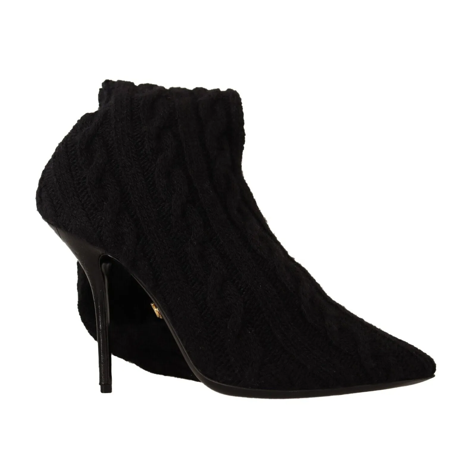 Dolce & Gabbana Elegant Stretch Sock Boots in Black