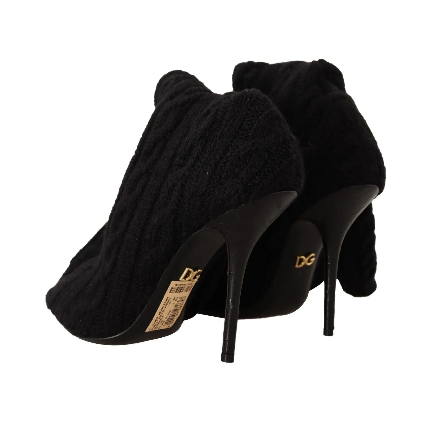 Dolce & Gabbana Elegant Stretch Sock Boots in Black
