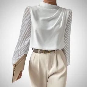 Elizabeth Elegant Long Sleeve Top