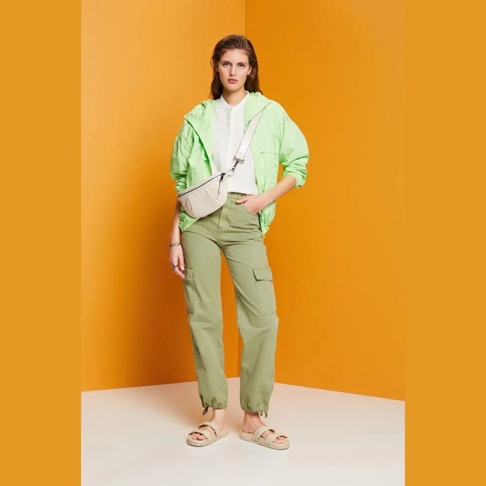Esprit Woven linen blouse In Off White