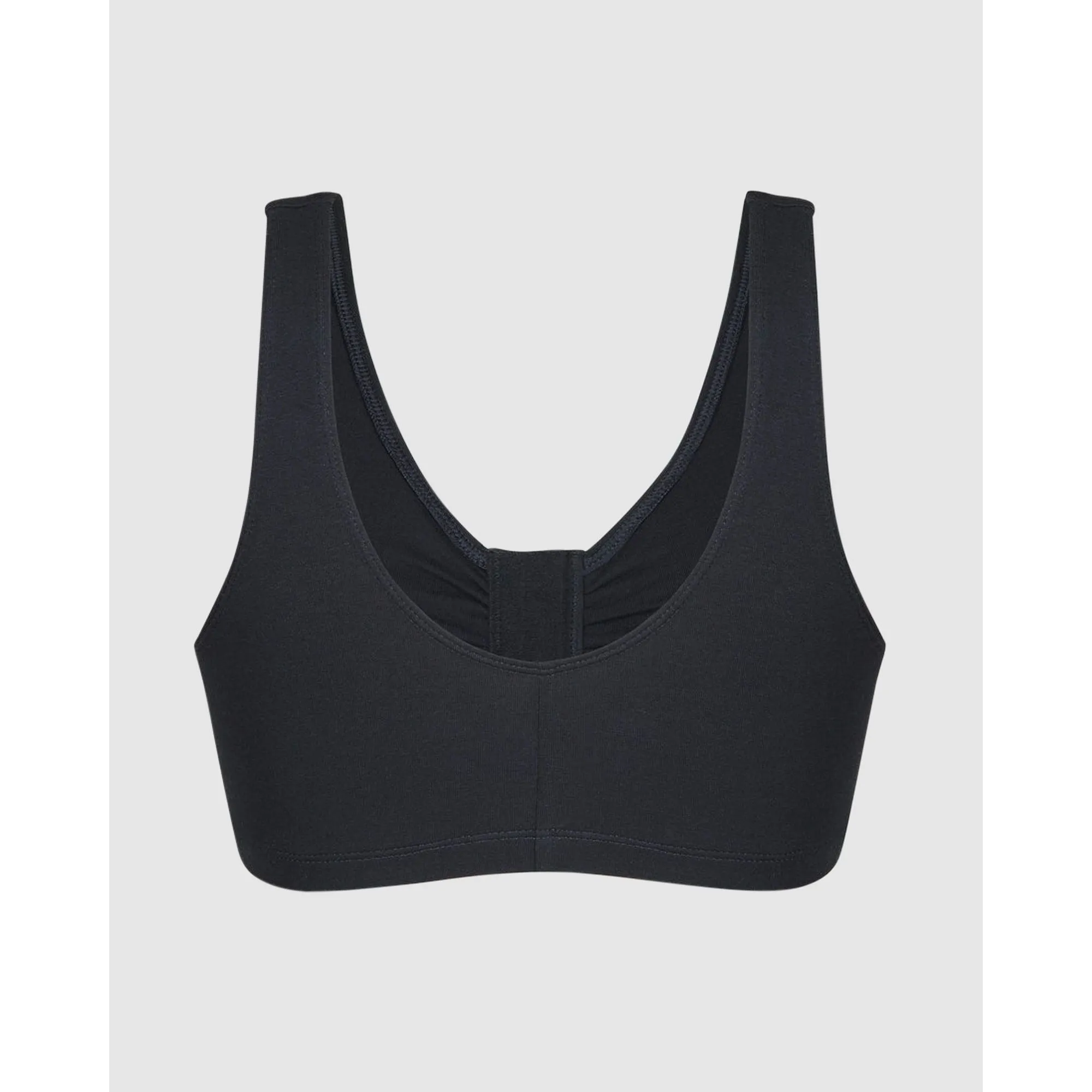 Front Close Wirefree Low-Impact Cotton Sports Bra