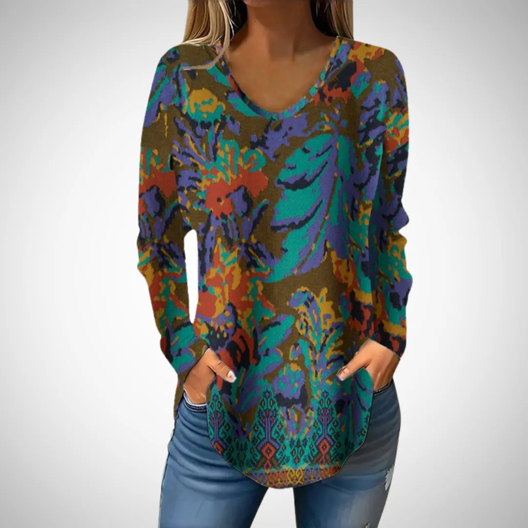 Genevieve Casual Vintage Top