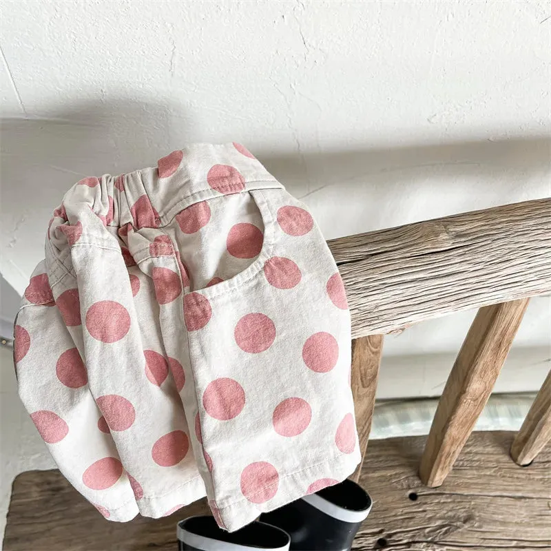 Girls Polka Dot Shorts