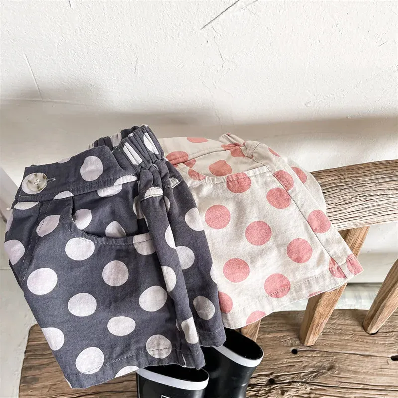 Girls Polka Dot Shorts
