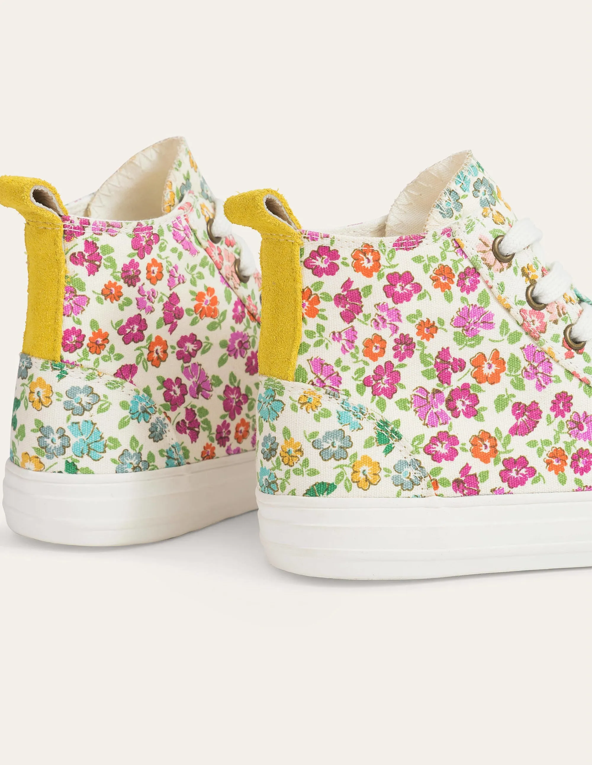High Tops-Pink Floral