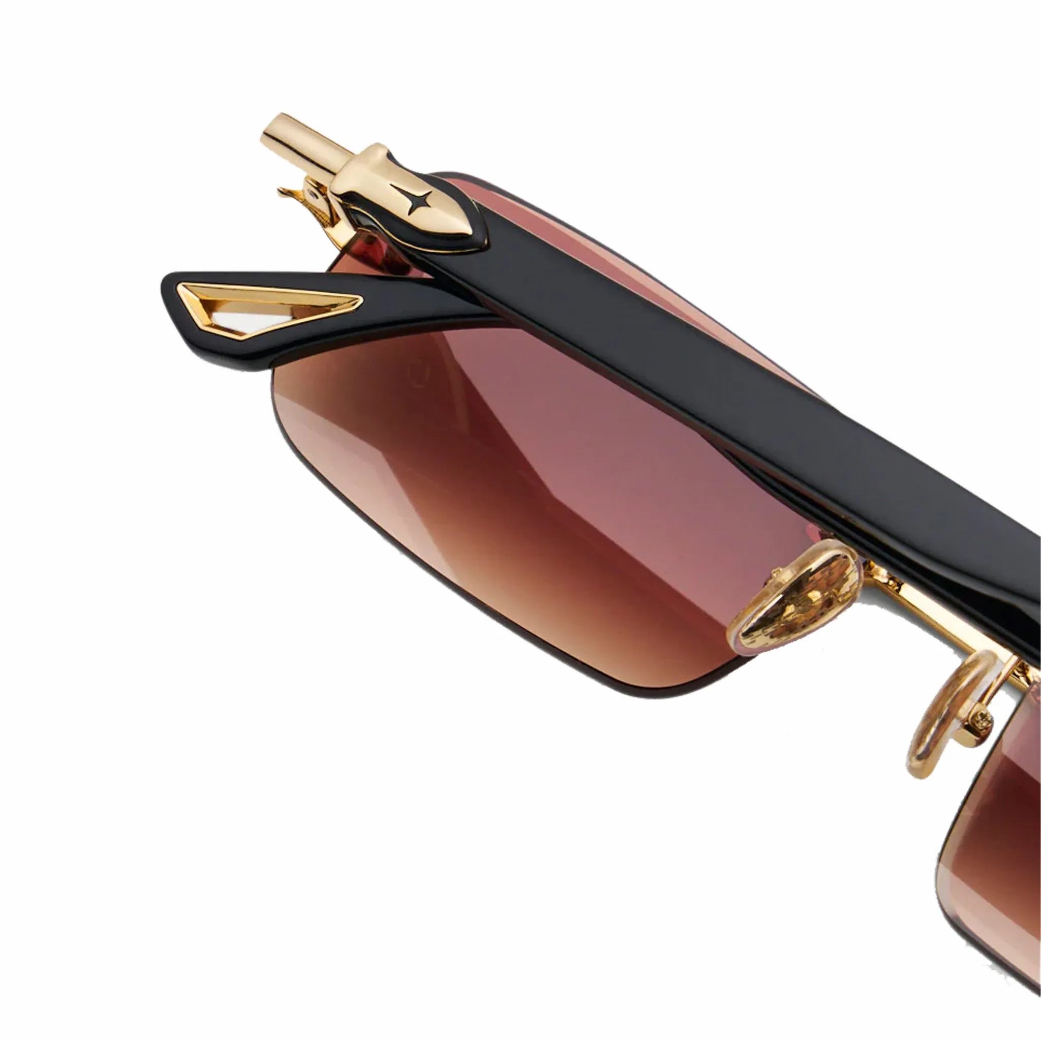 James Oro Brown Tint "Javelin" (Brown Tint/Black Frame)
