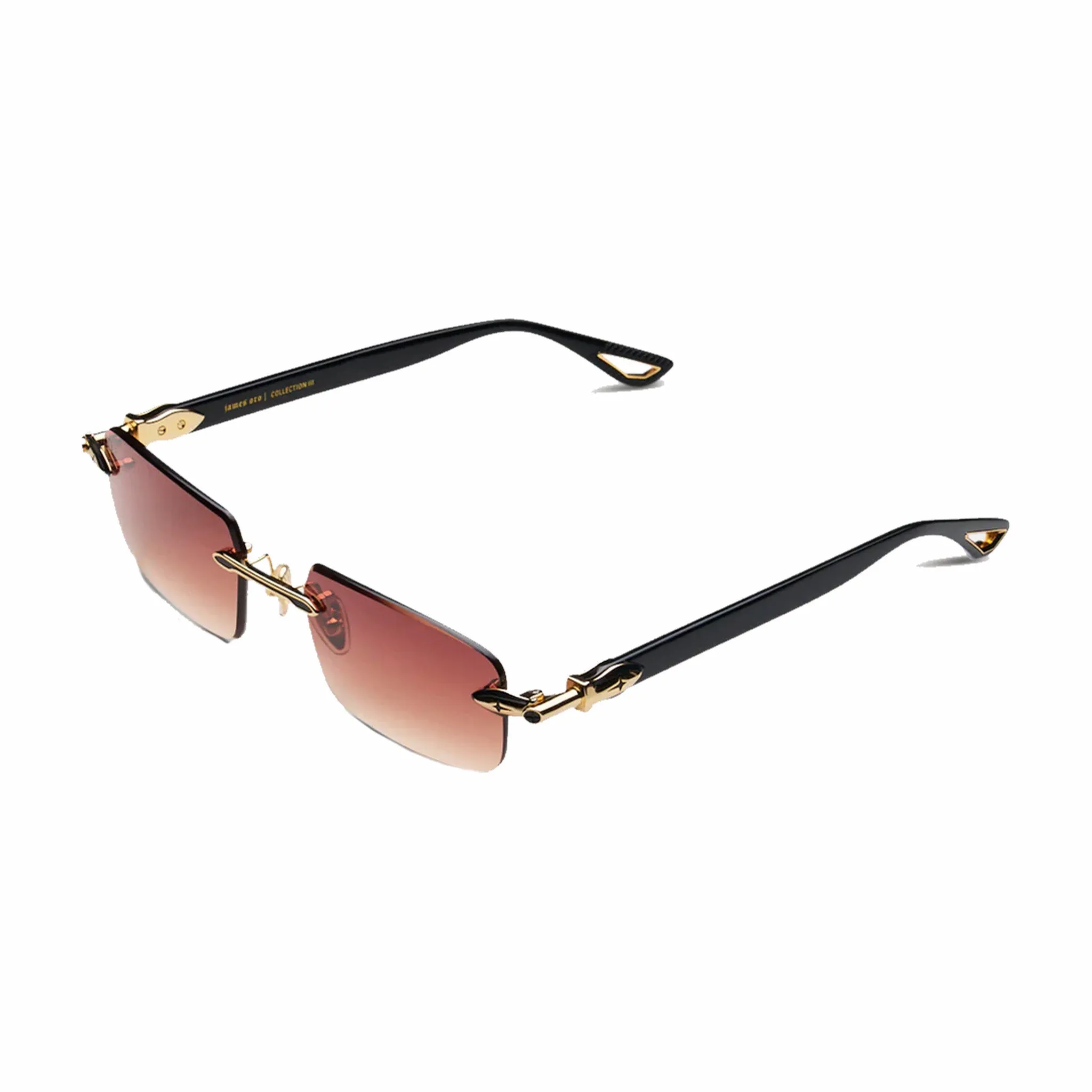 James Oro Brown Tint "Javelin" (Brown Tint/Black Frame)