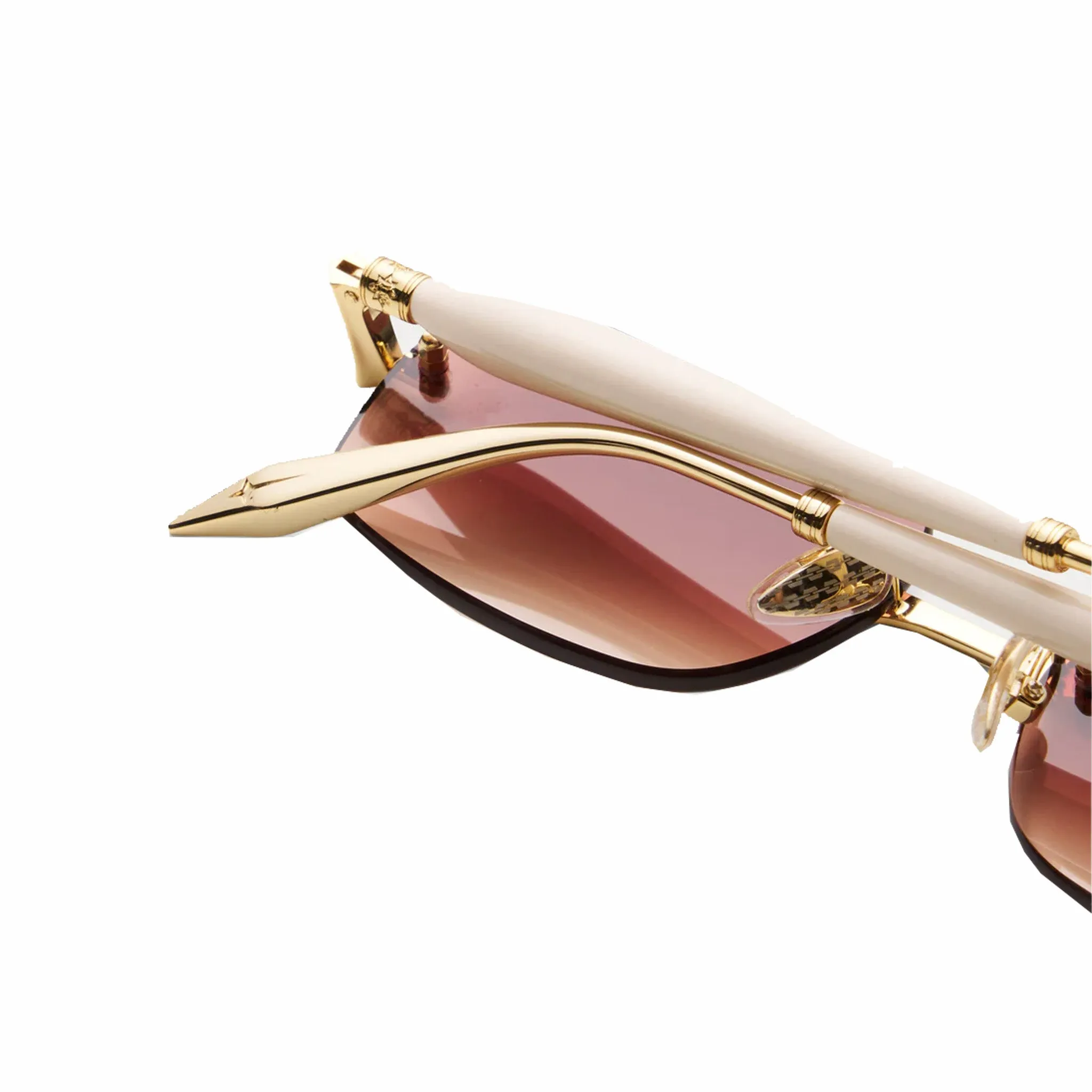 James Oro Brown Tint "Nova" (Brown Tint/White Frame)