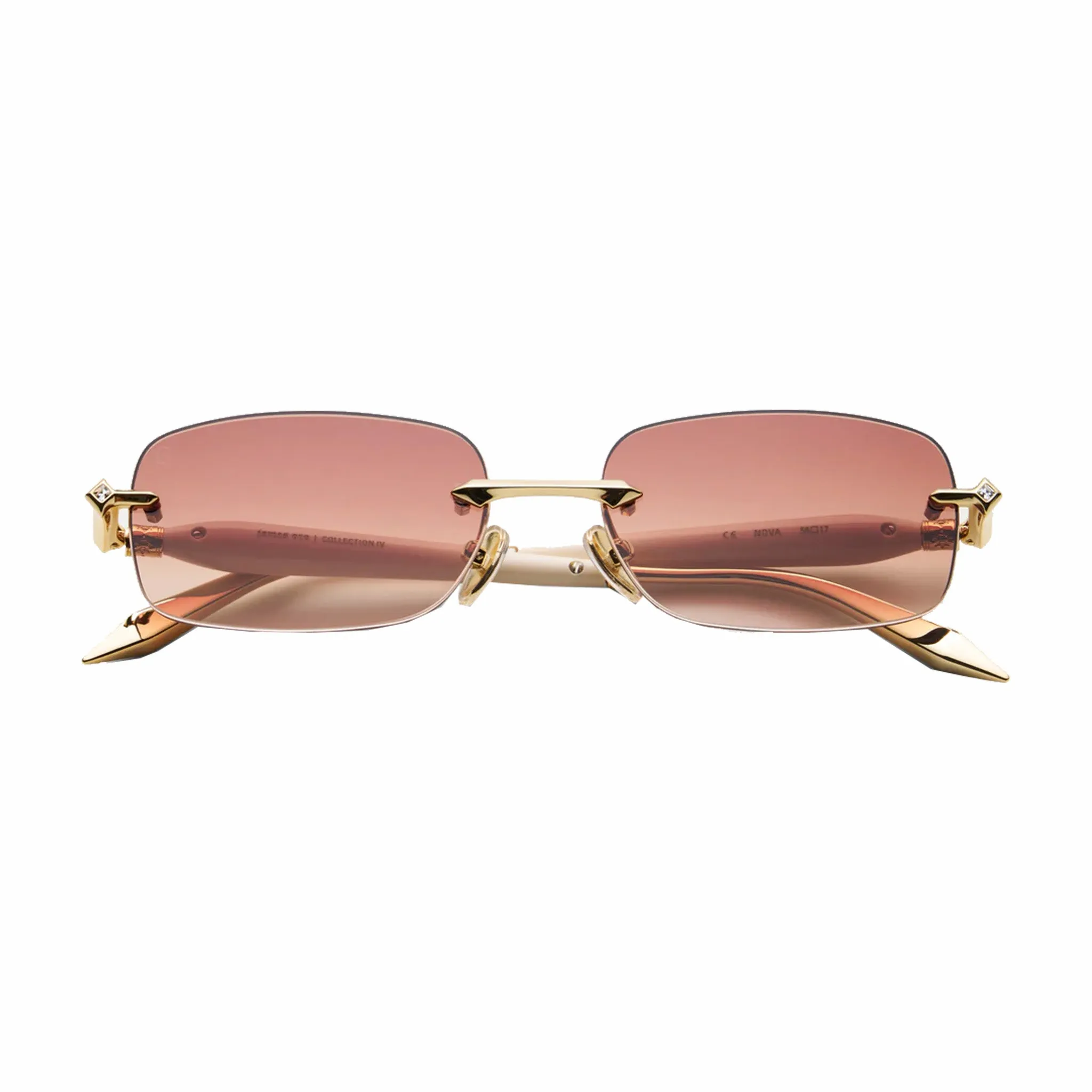 James Oro Brown Tint "Nova" (Brown Tint/White Frame)