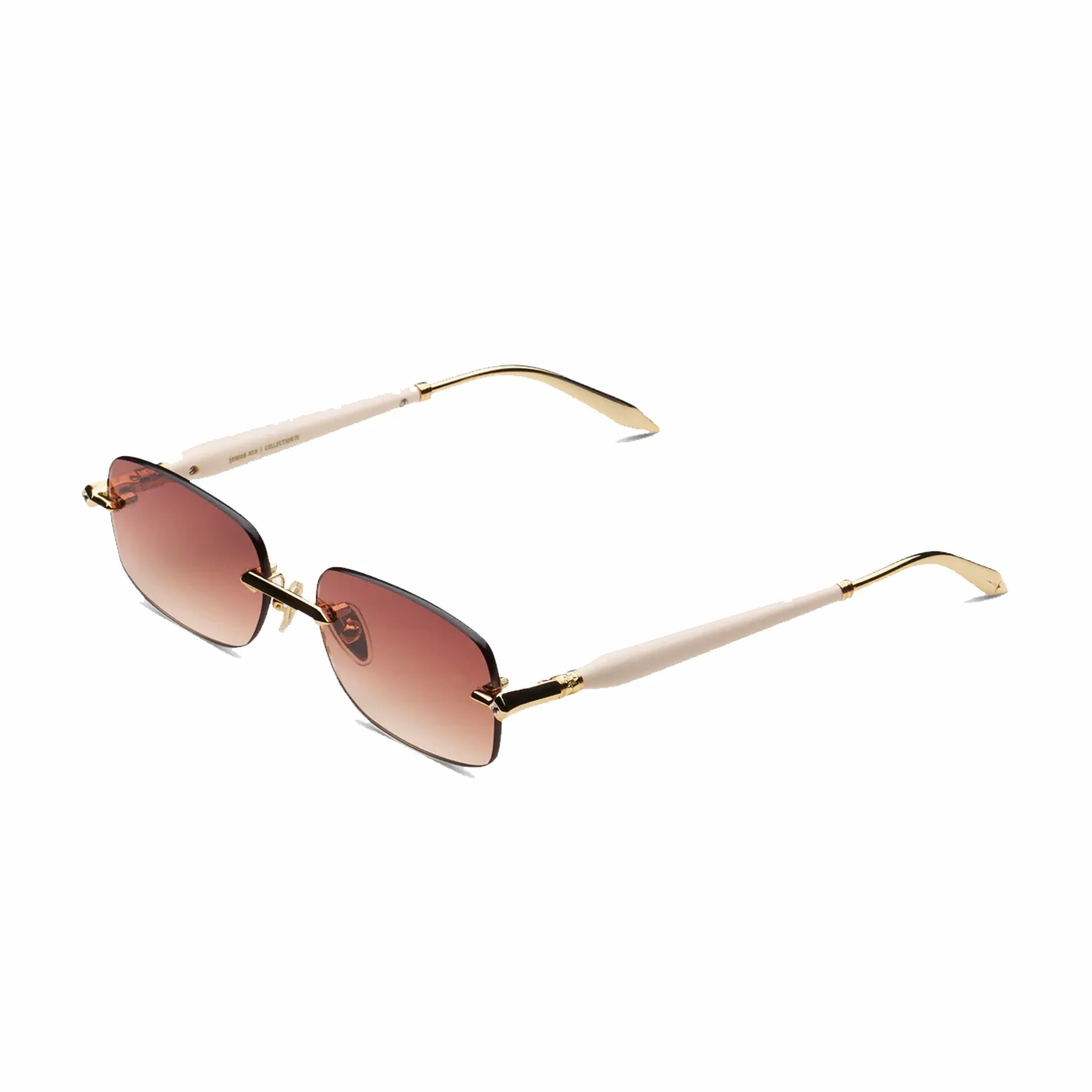 James Oro Brown Tint "Nova" (Brown Tint/White Frame)
