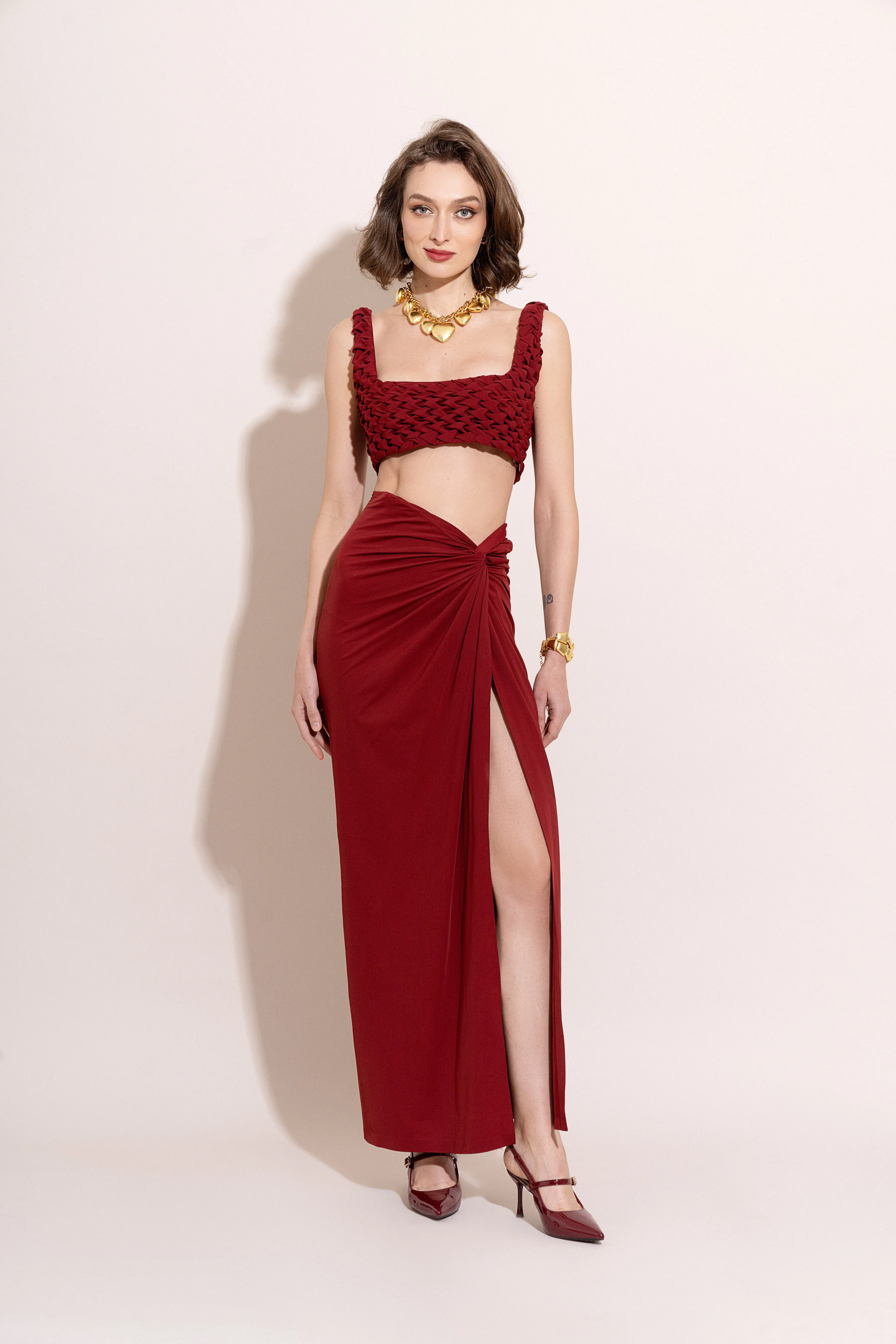 JUNO Draped Skirt
