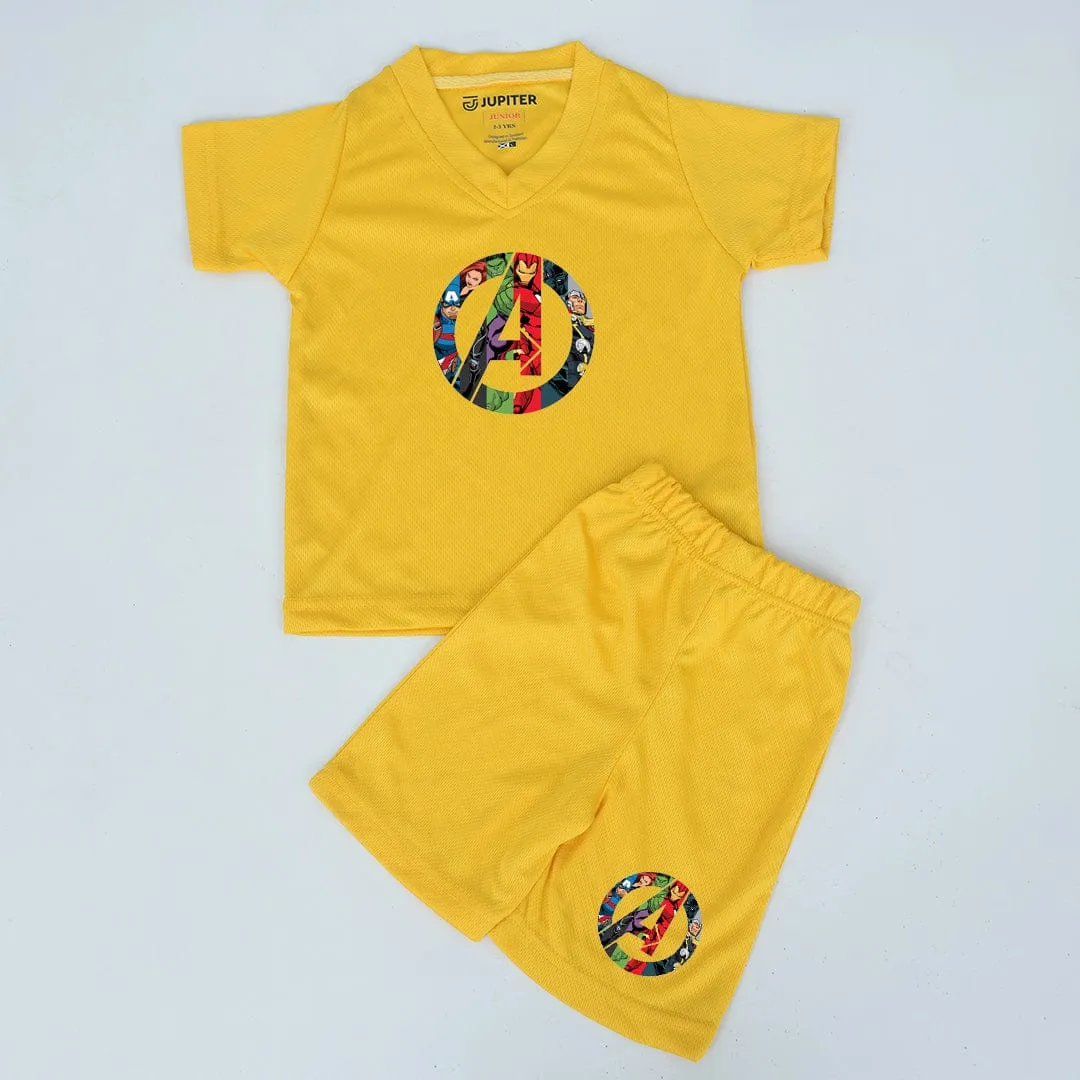 Jupiter Kids Tier One Avenger Print Twin Set / Pair suit