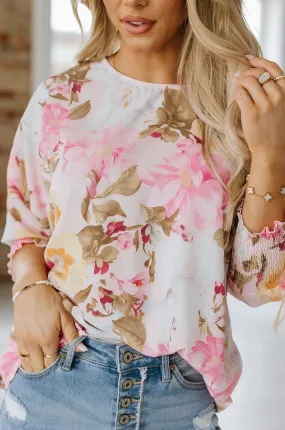 Katy Loose Fit Floral Blouse