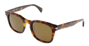 Lanvin LNV611S 214 Full Rim Havana Modified Rectangle  Sunglasses
