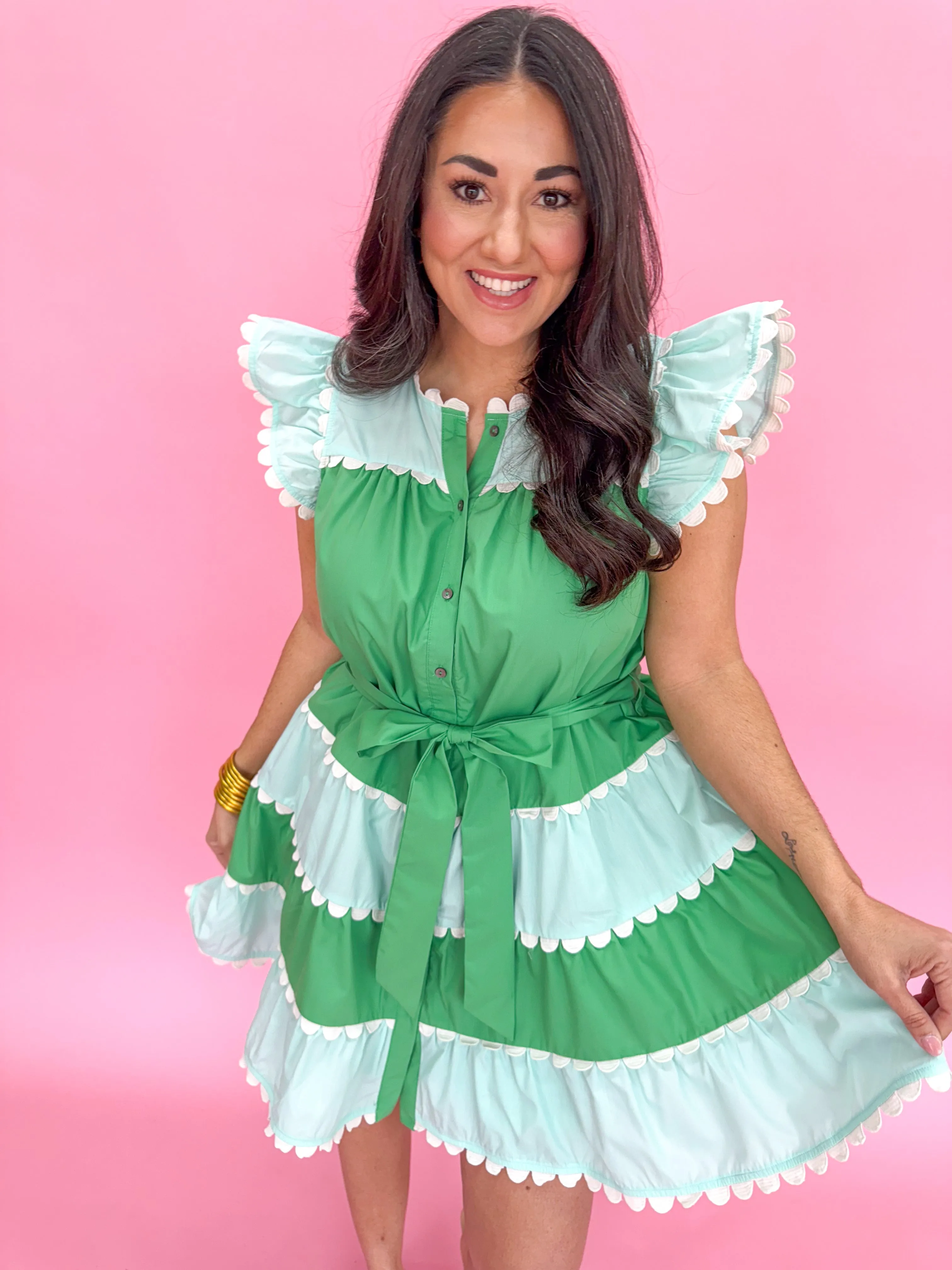 Lily Lane Dress - Green