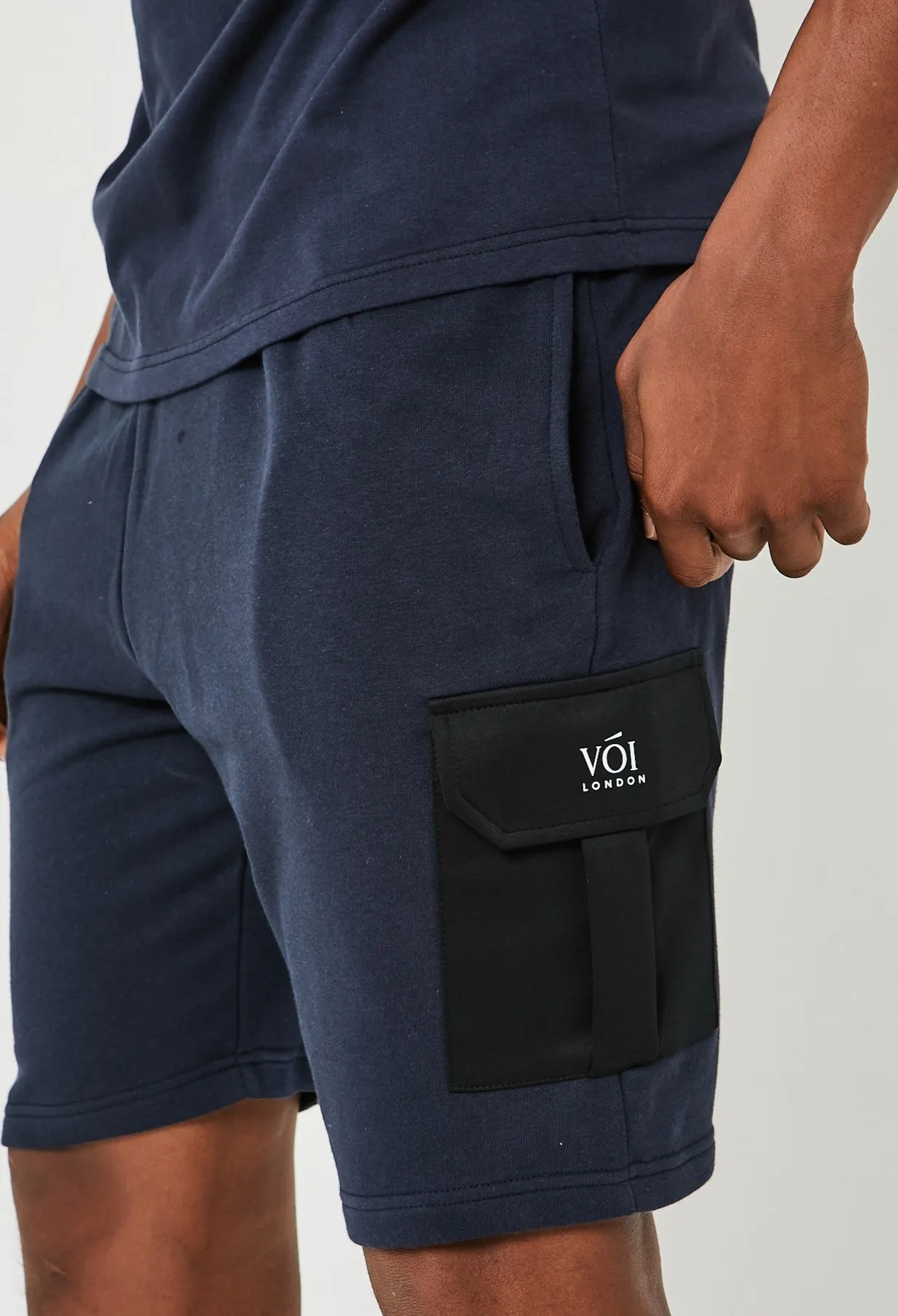 Mell Street T-Shirt & Short Set - Navy