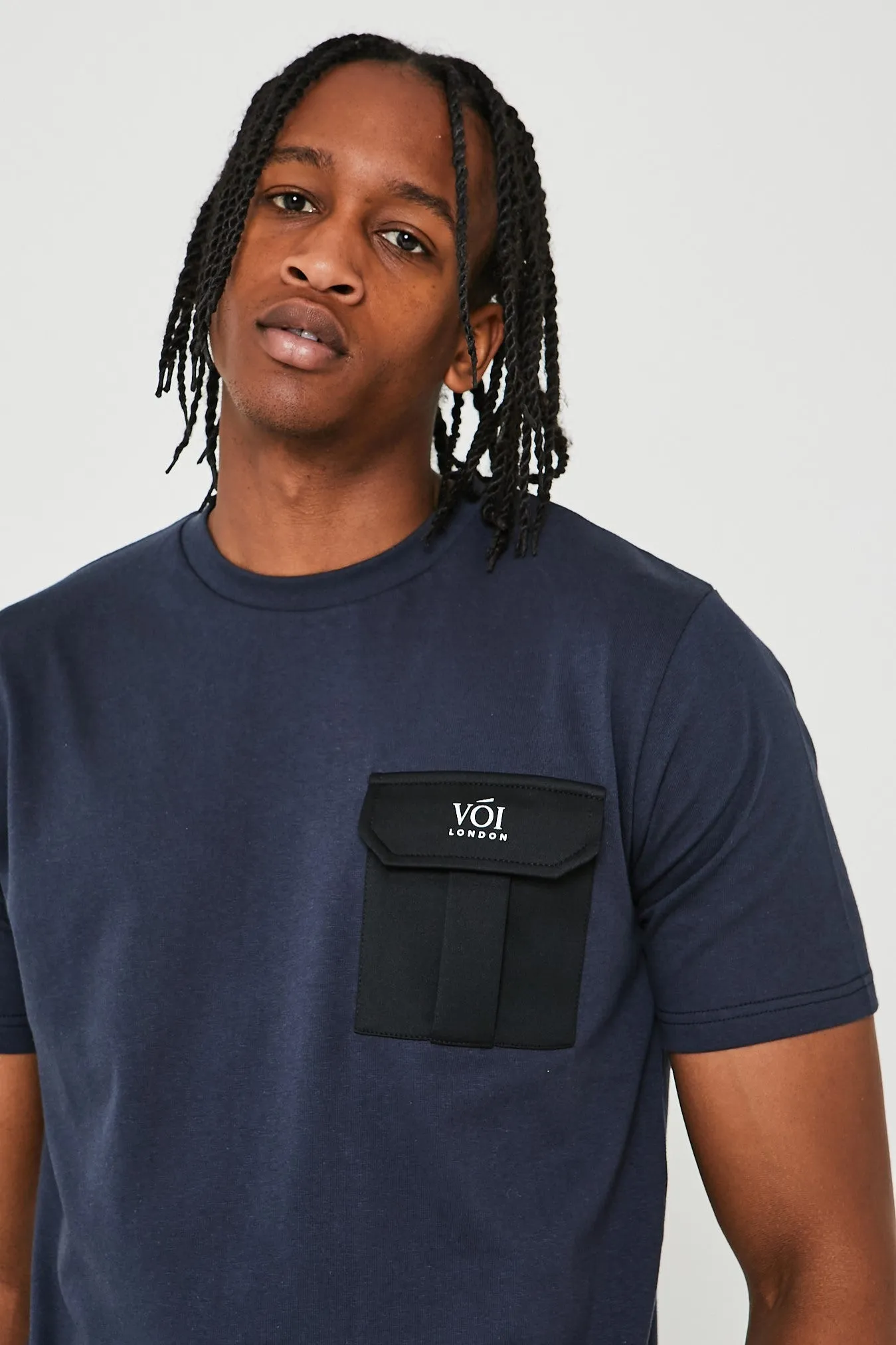 Mell Street T-Shirt & Short Set - Navy