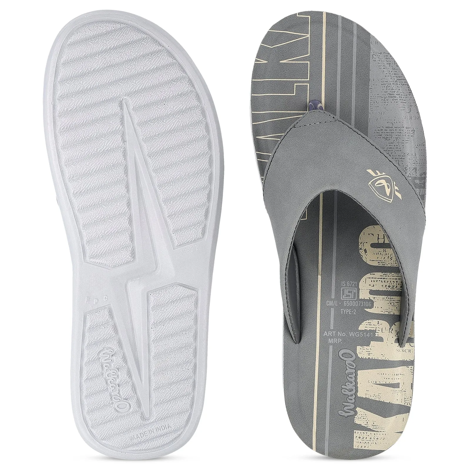 Men's Daily Wear Sandals  - WG5141 Grey