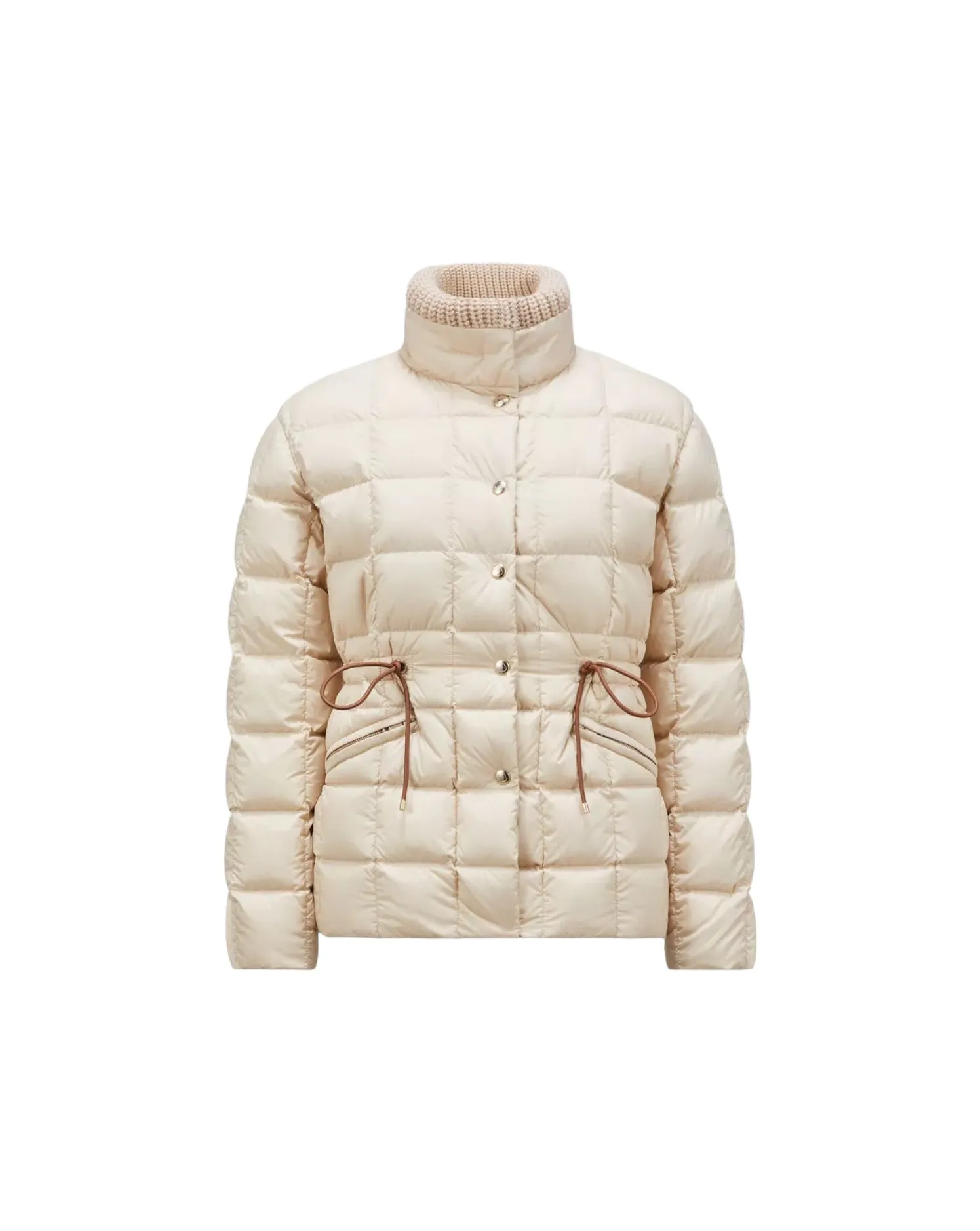 MONCLER ANTIGONE SHORT DOWN JACKET LIGHT BEIGE
