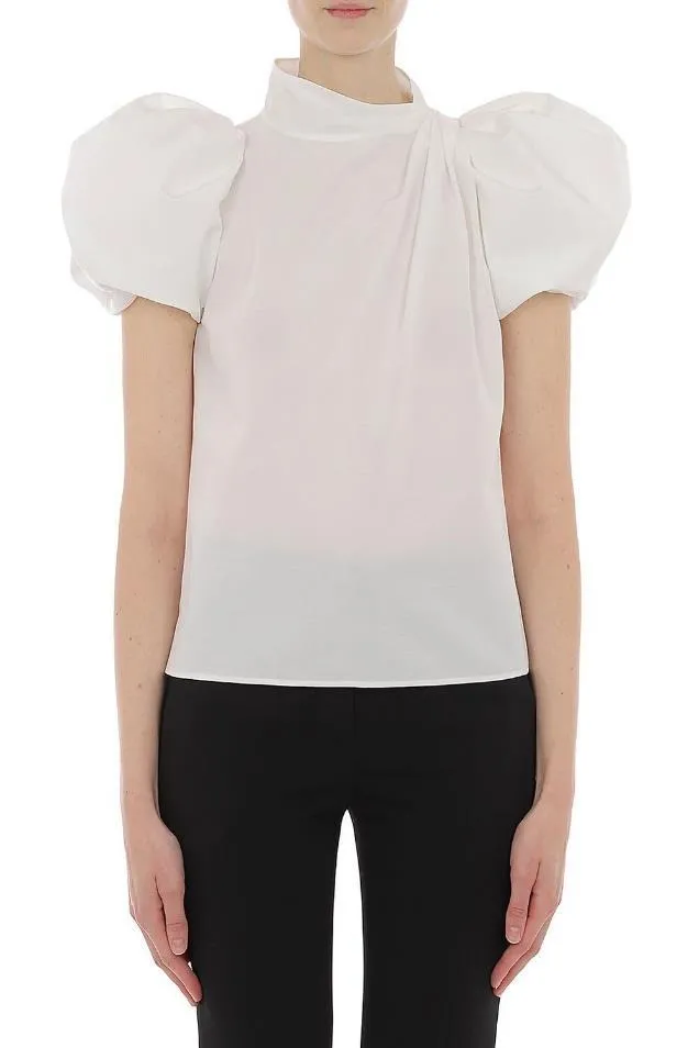 MSC-A02145 IVORY  BLOUSE