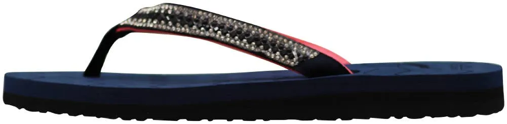 Norty WOMENS 5-10 SANDAL FLIP FLOP NAVY   12054