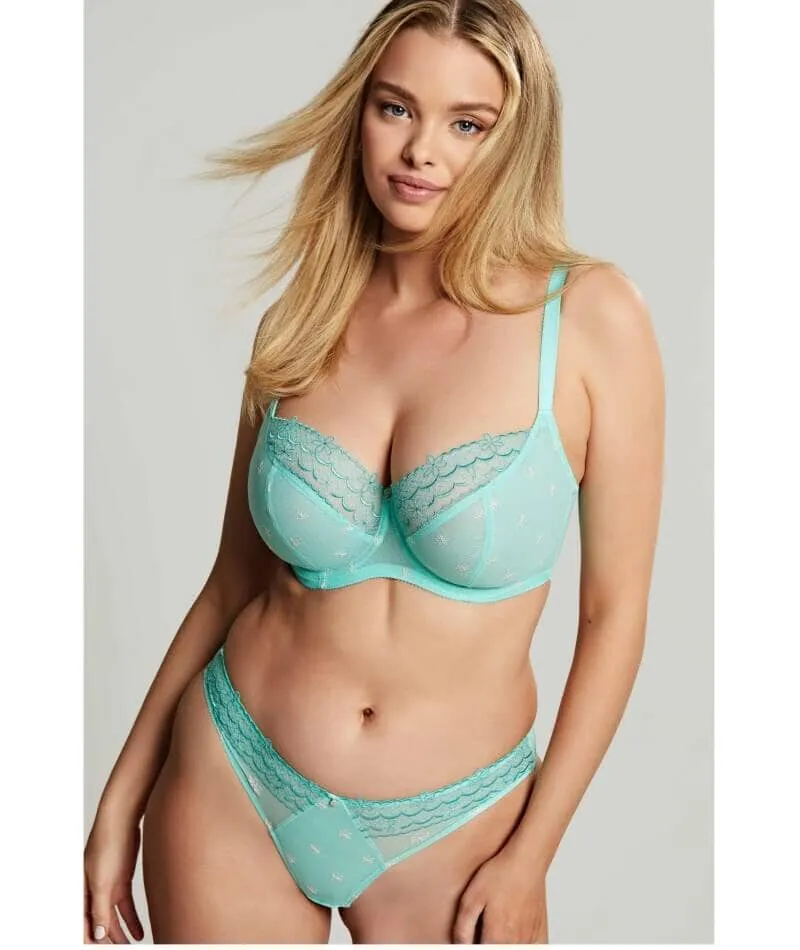 Panache Blossom Balconnet Bra - Jade