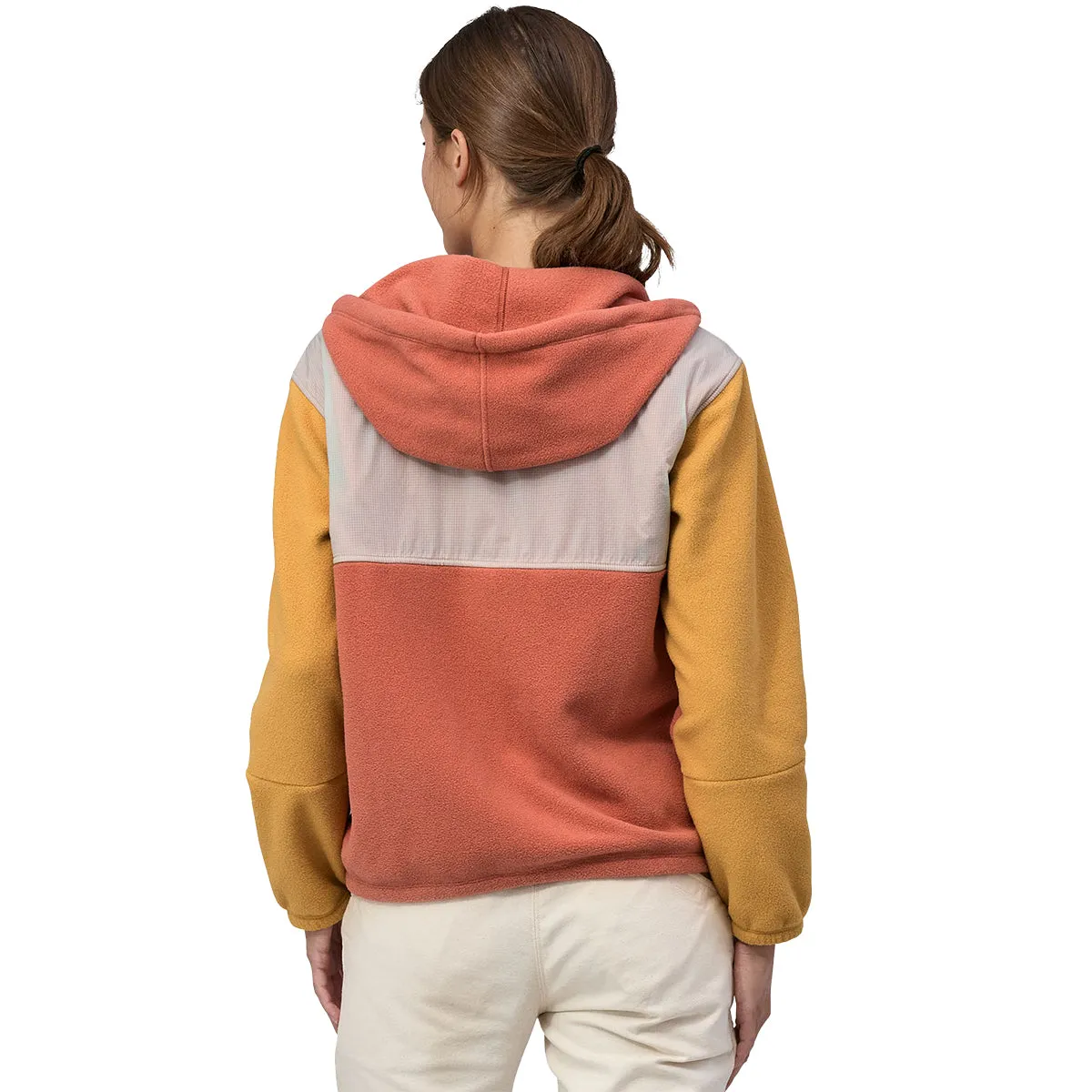 Patagonia Women's Microdini Fleece Hooded Zip Jacket - Sienna Clay