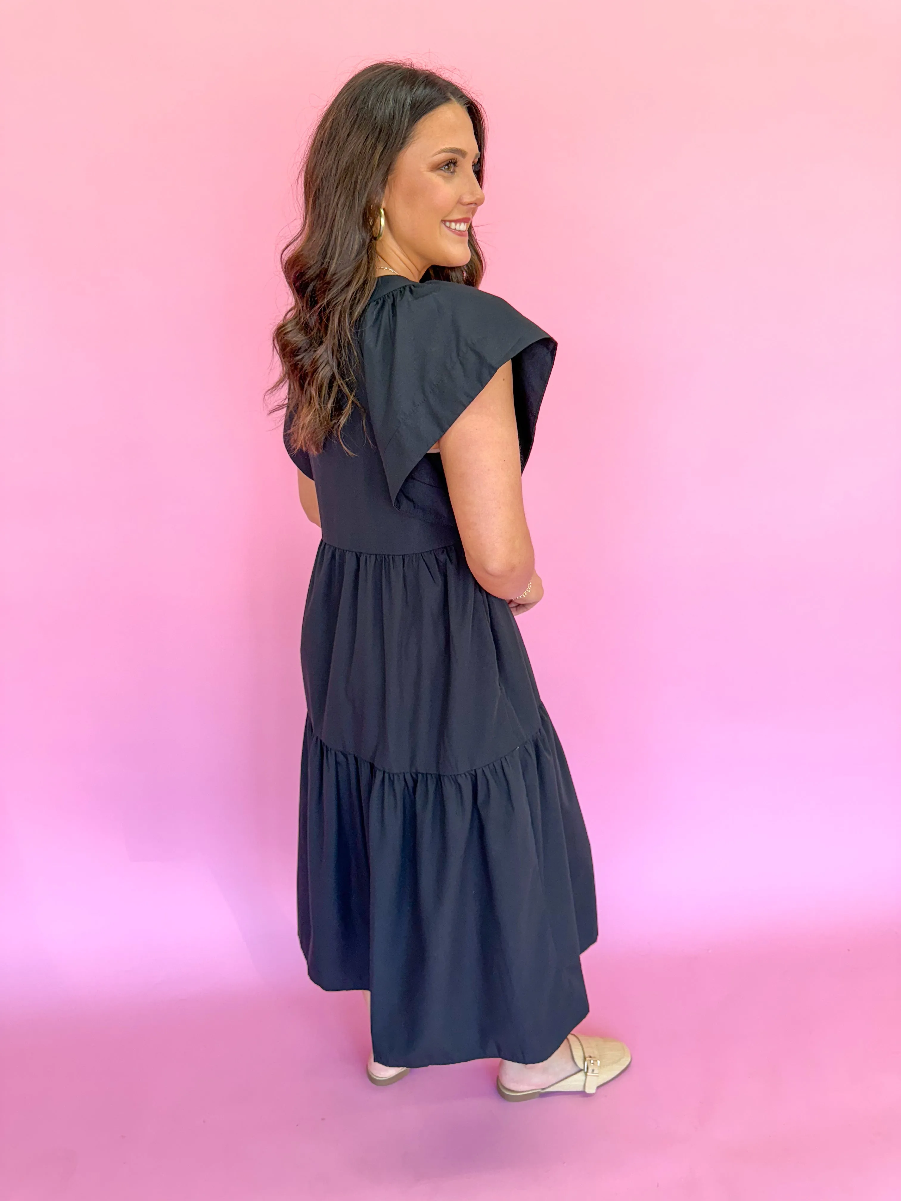 Playful Pursuits Dress - Black