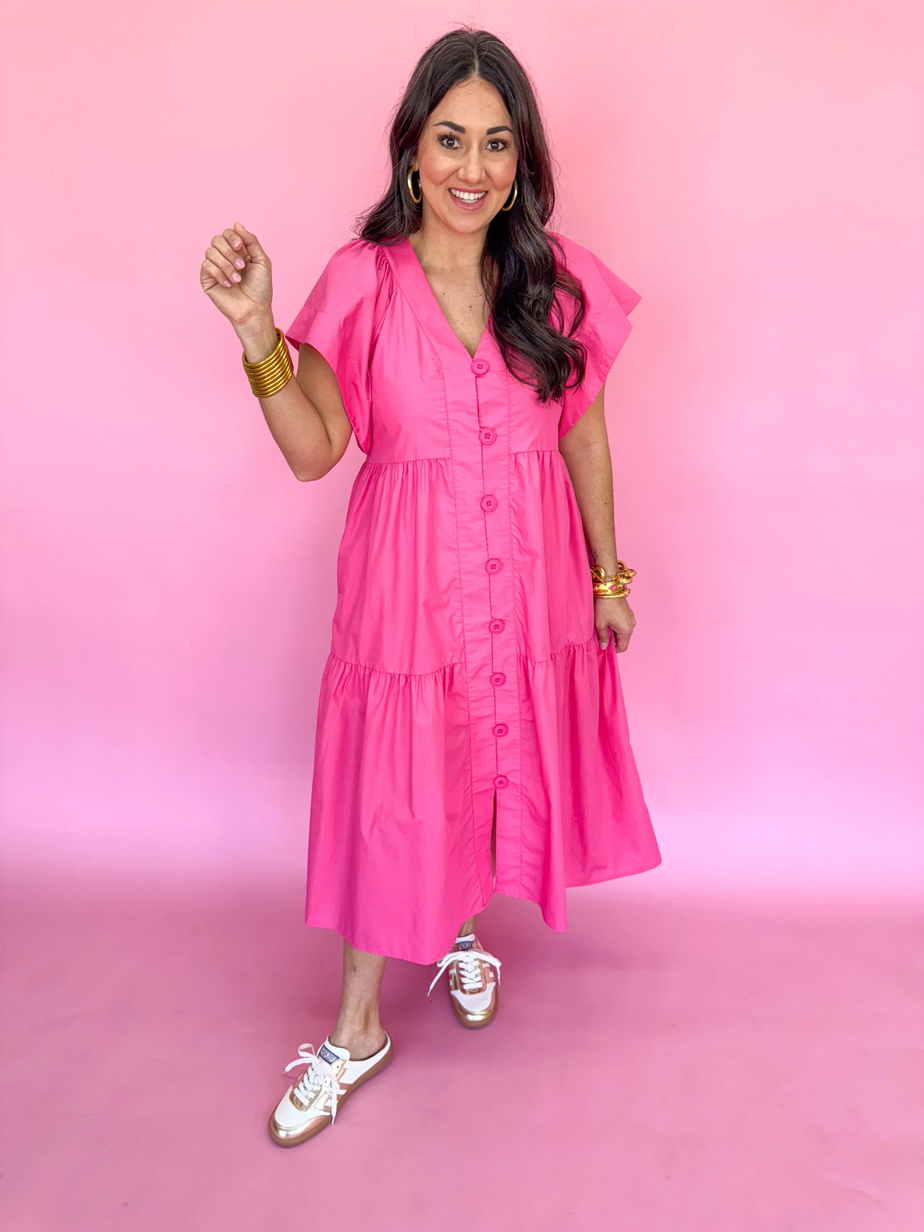 Playful Pursuits Dress - Pink