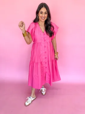 Playful Pursuits Dress - Pink