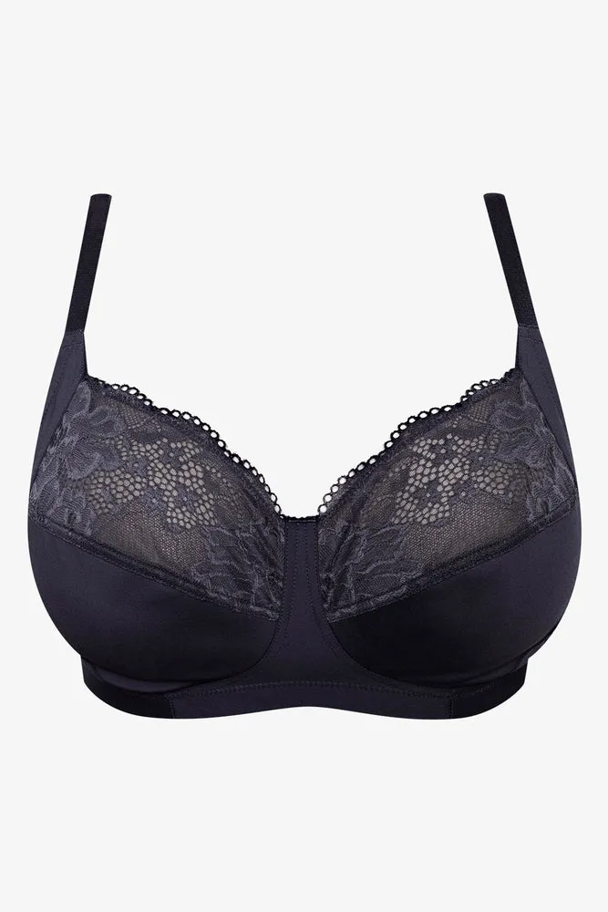 Plus Size 2 Pack Lace Non Padded Underwire Bras Black And Light Pink