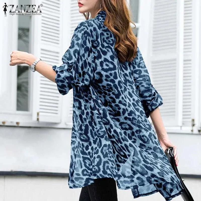 Plus Size Women’s Sheer Georgette Kimono Style Shirt