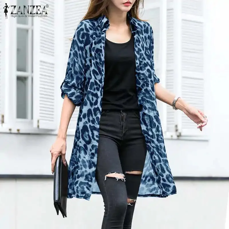 Plus Size Women’s Sheer Georgette Kimono Style Shirt