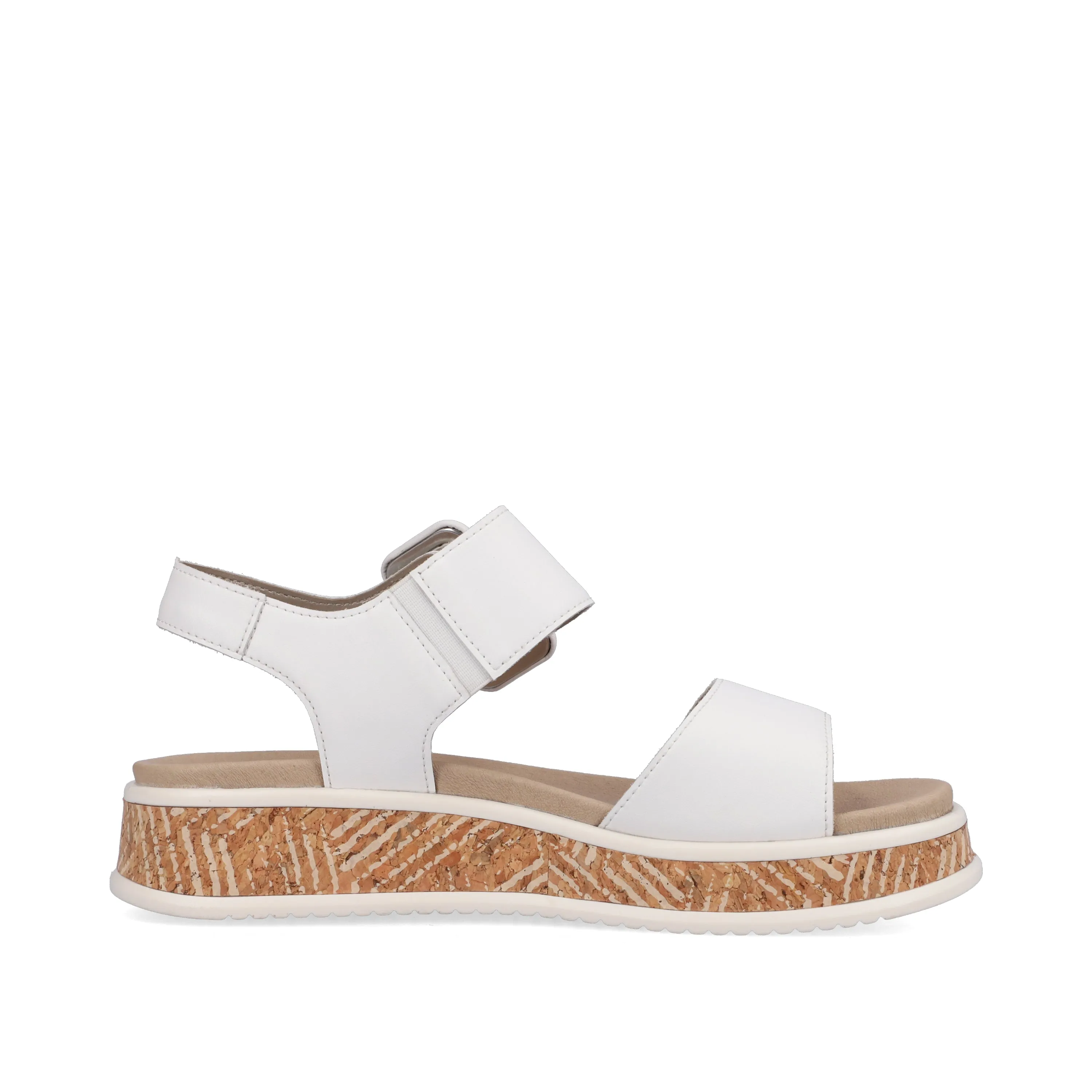 Rieker R-Evolution W0800-80 White Womens Casual Comfort Slingback Sandal