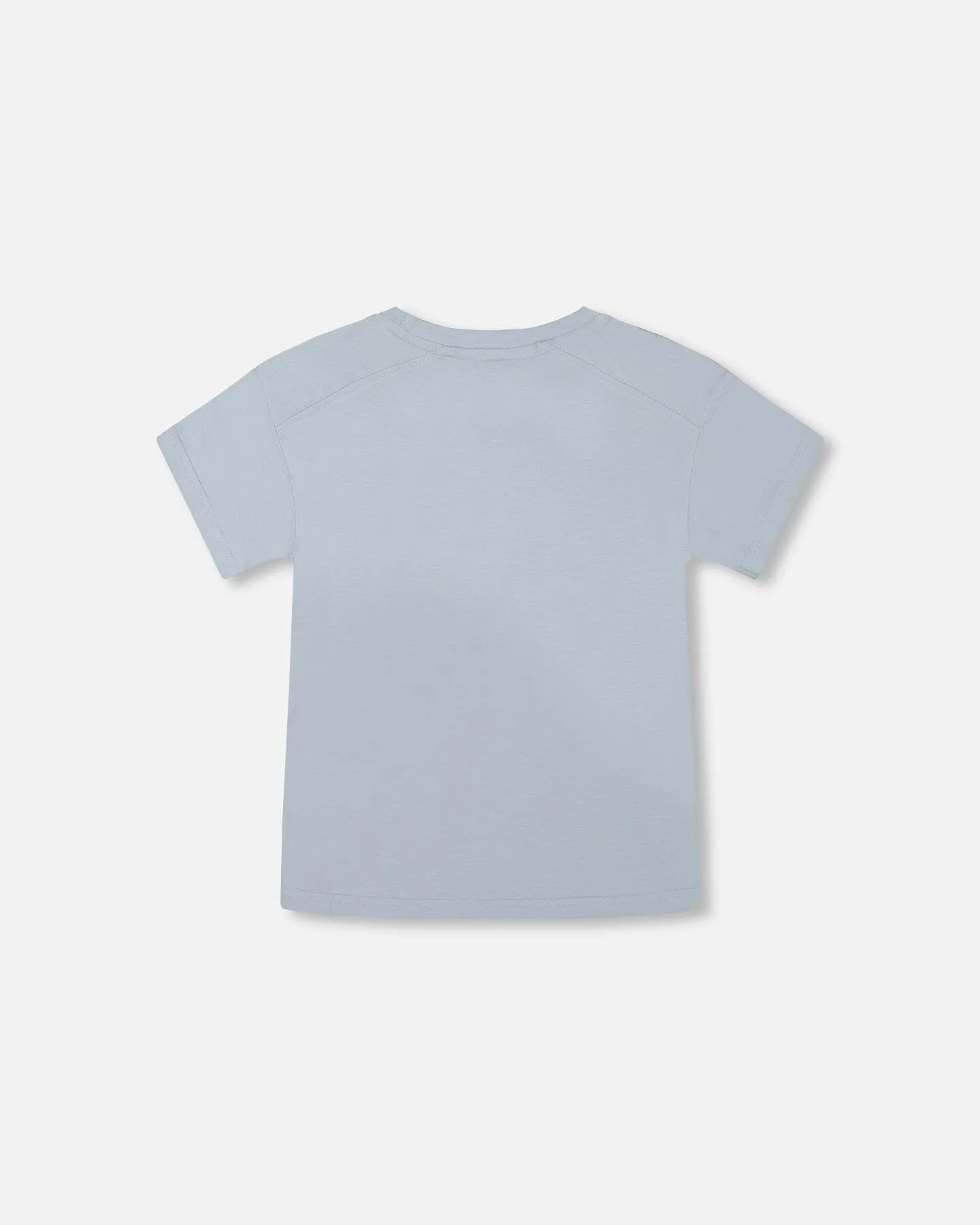 Short Sleeve Graphic Tee Blue And Ramen