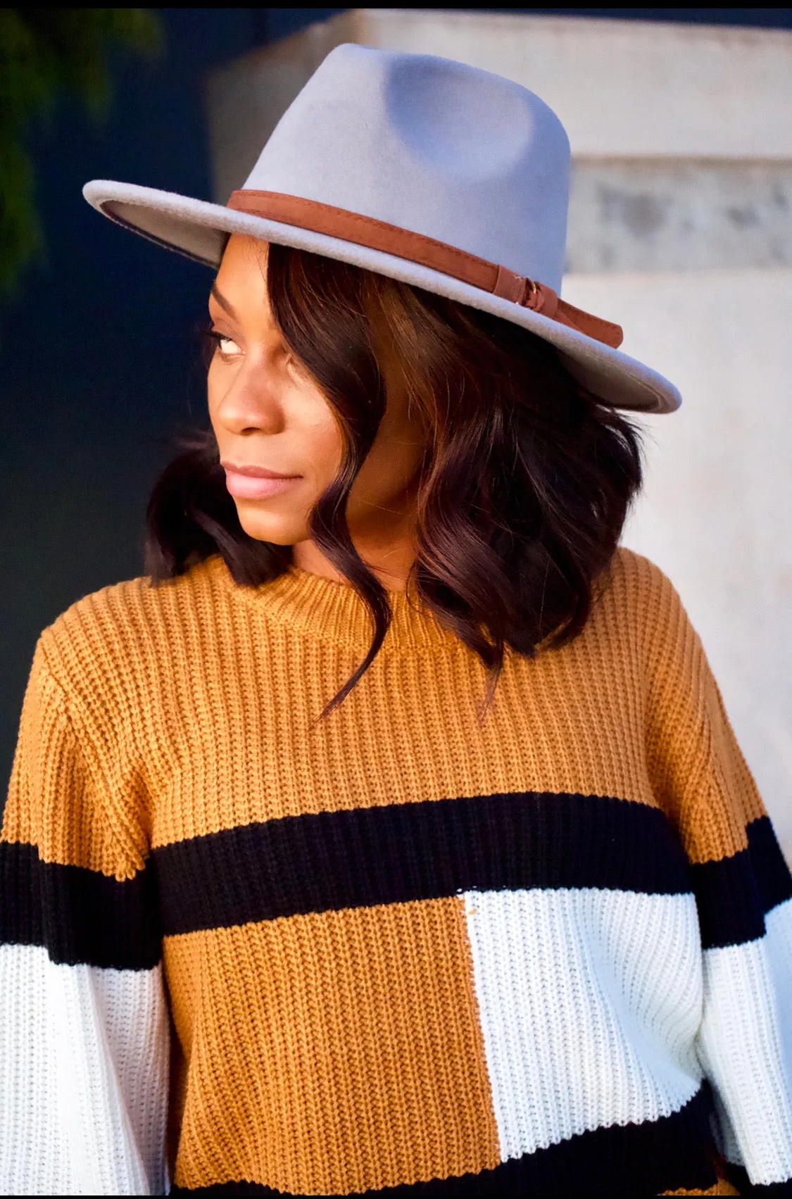 So Chic Fedora || Grey Wide Brim