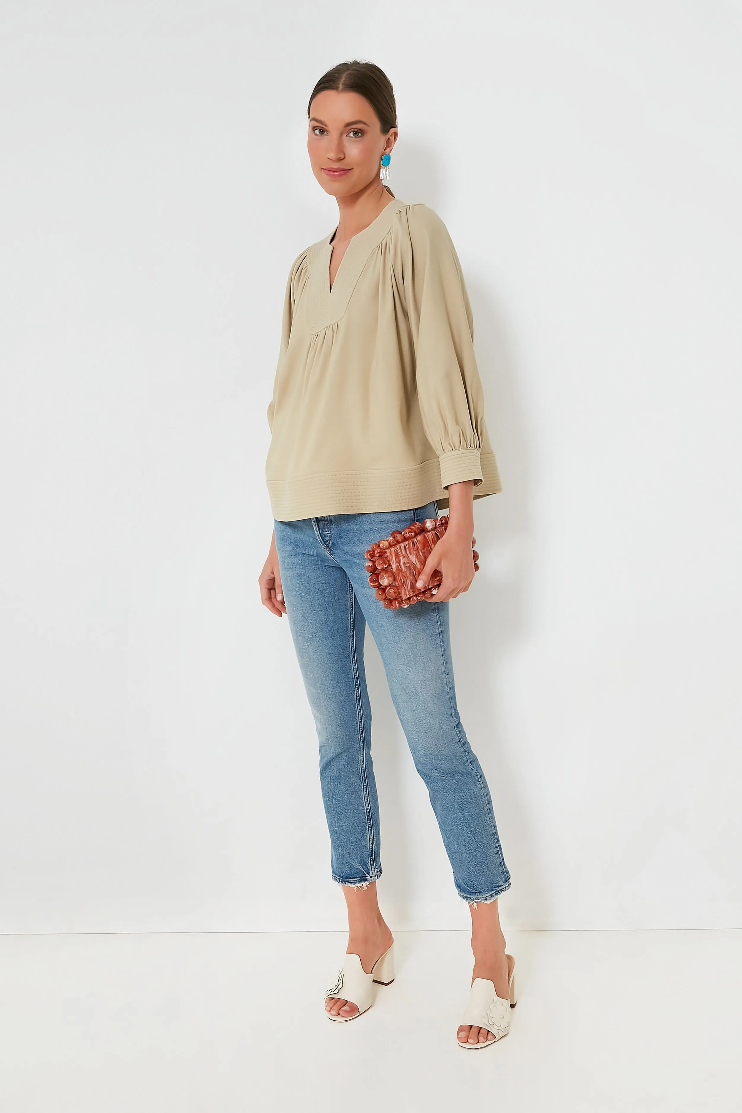 Tan Koa Blouse