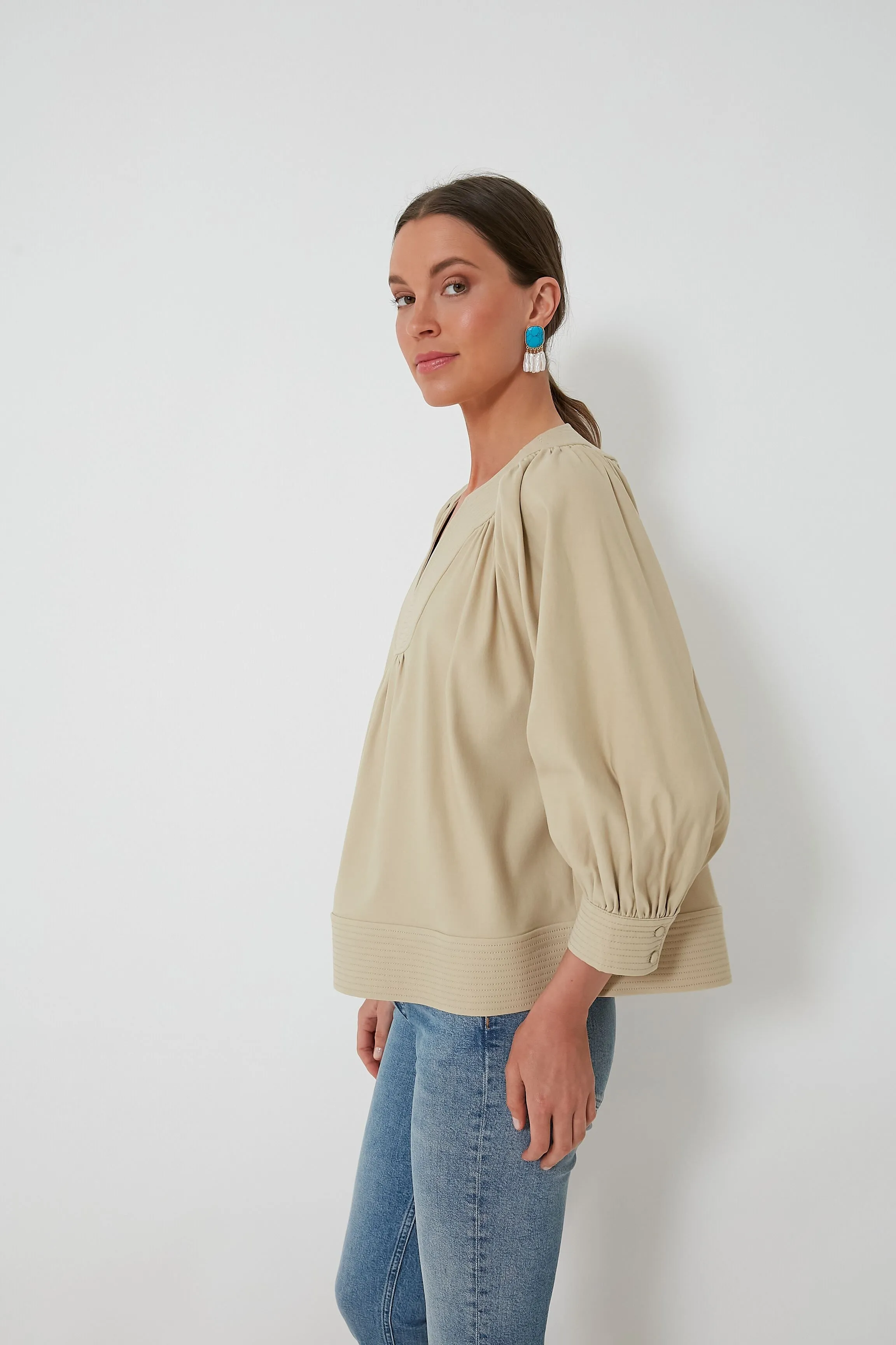 Tan Koa Blouse